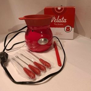 Scentsy Velata Red Fondue Set